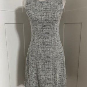 Tahari Sheath Dress Black / White Size 6